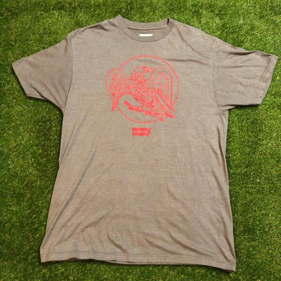 Levi’s Red Hawk Graphic Tee - A Classic with a Bold Edge - Picture 1 of 4